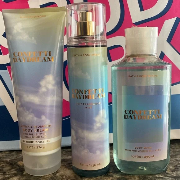 Bath & Body Works Confetti Daydream set